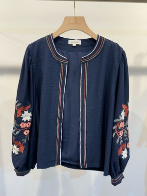 The Oriental Kimono In Navy