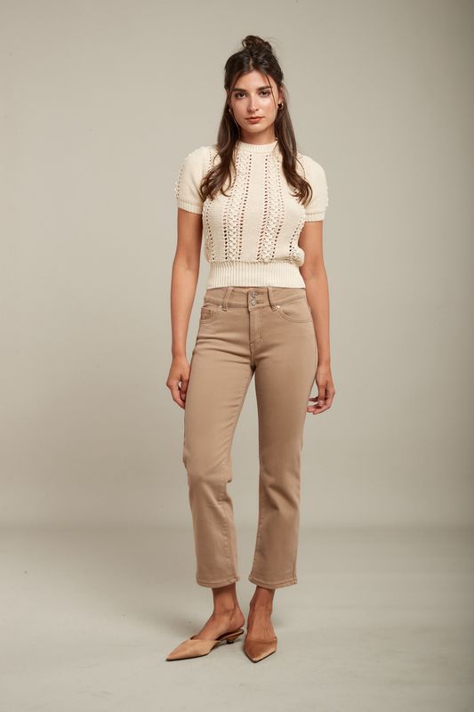 Toxik Moleskin Ankle Grazer In Cappuccino