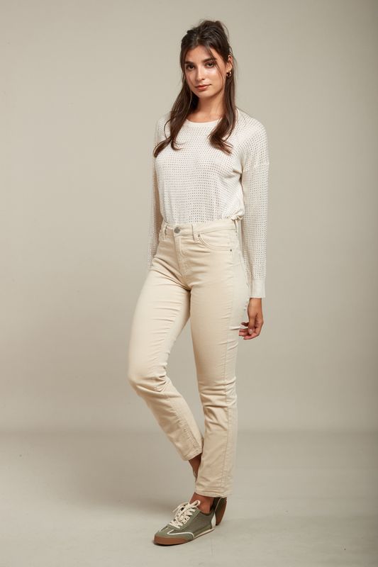 Toxik Push Up Cord In Beige