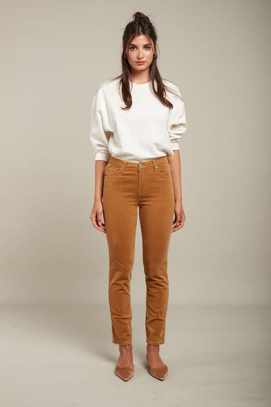 Toxik Push Up Cord In Toffee