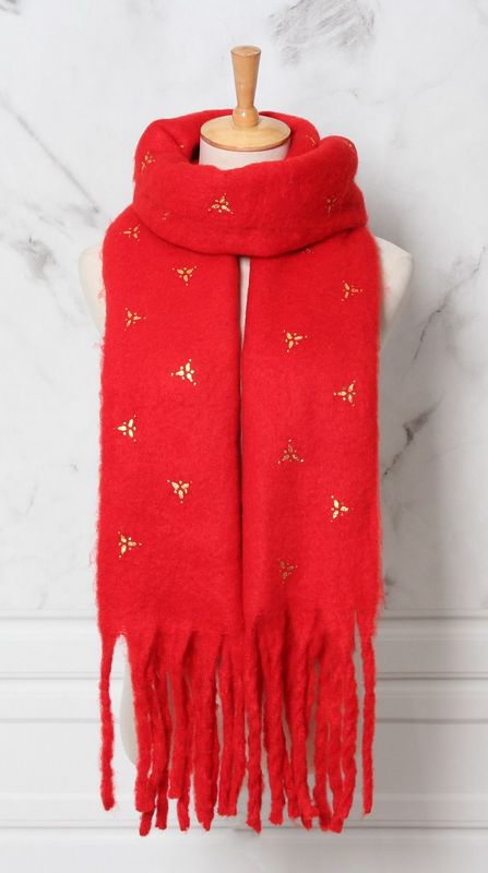 The Olivia Scarf In Red