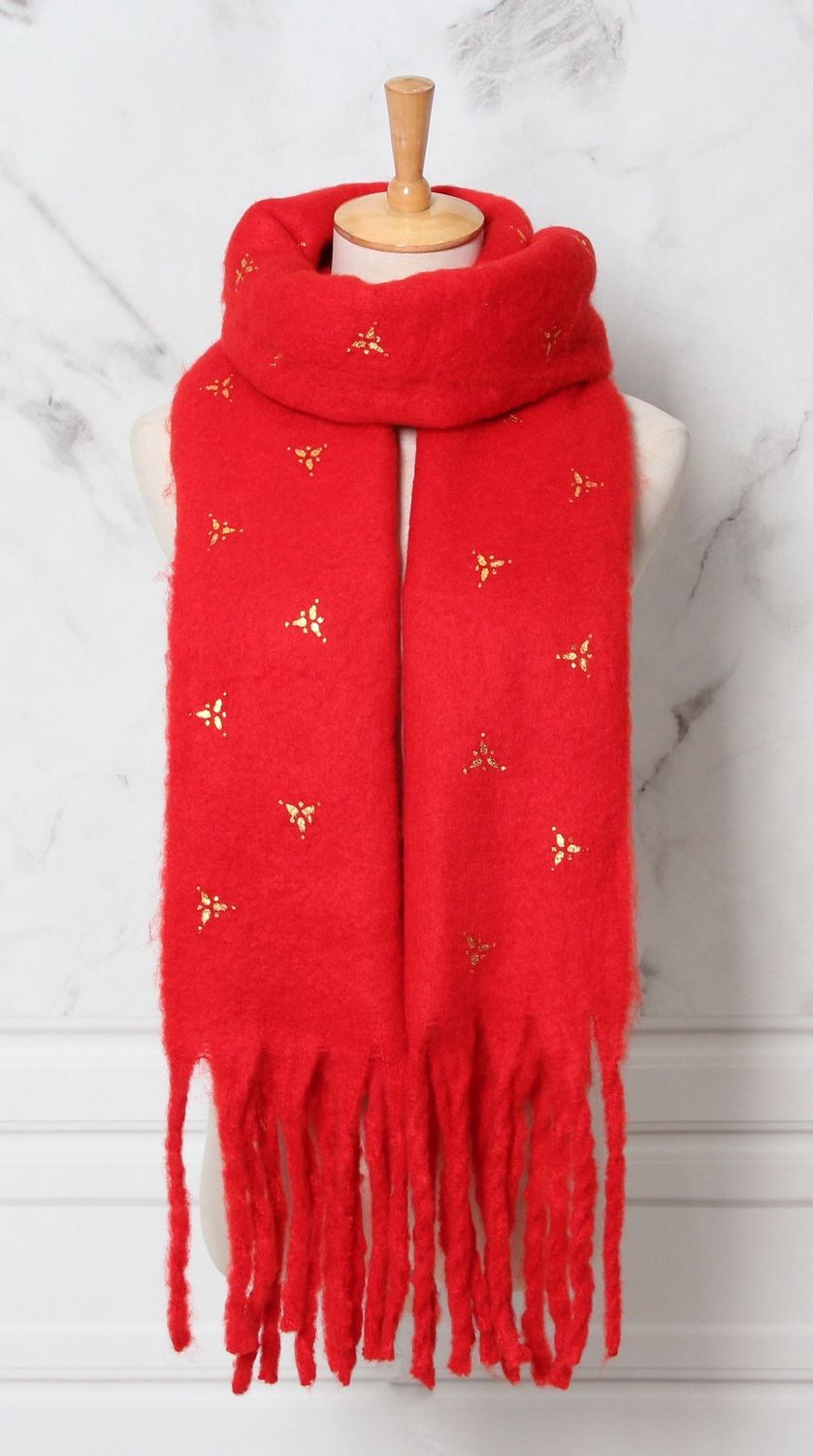 The Olivia Scarf In Red