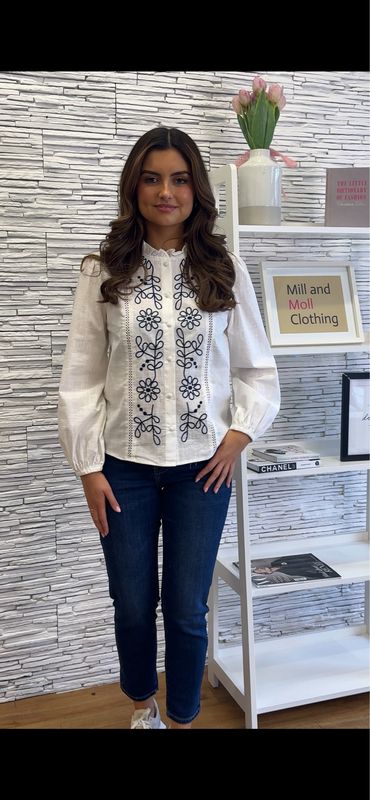 The Layla Embroidered Blouse