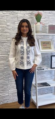 The Layla Embroidered Blouse