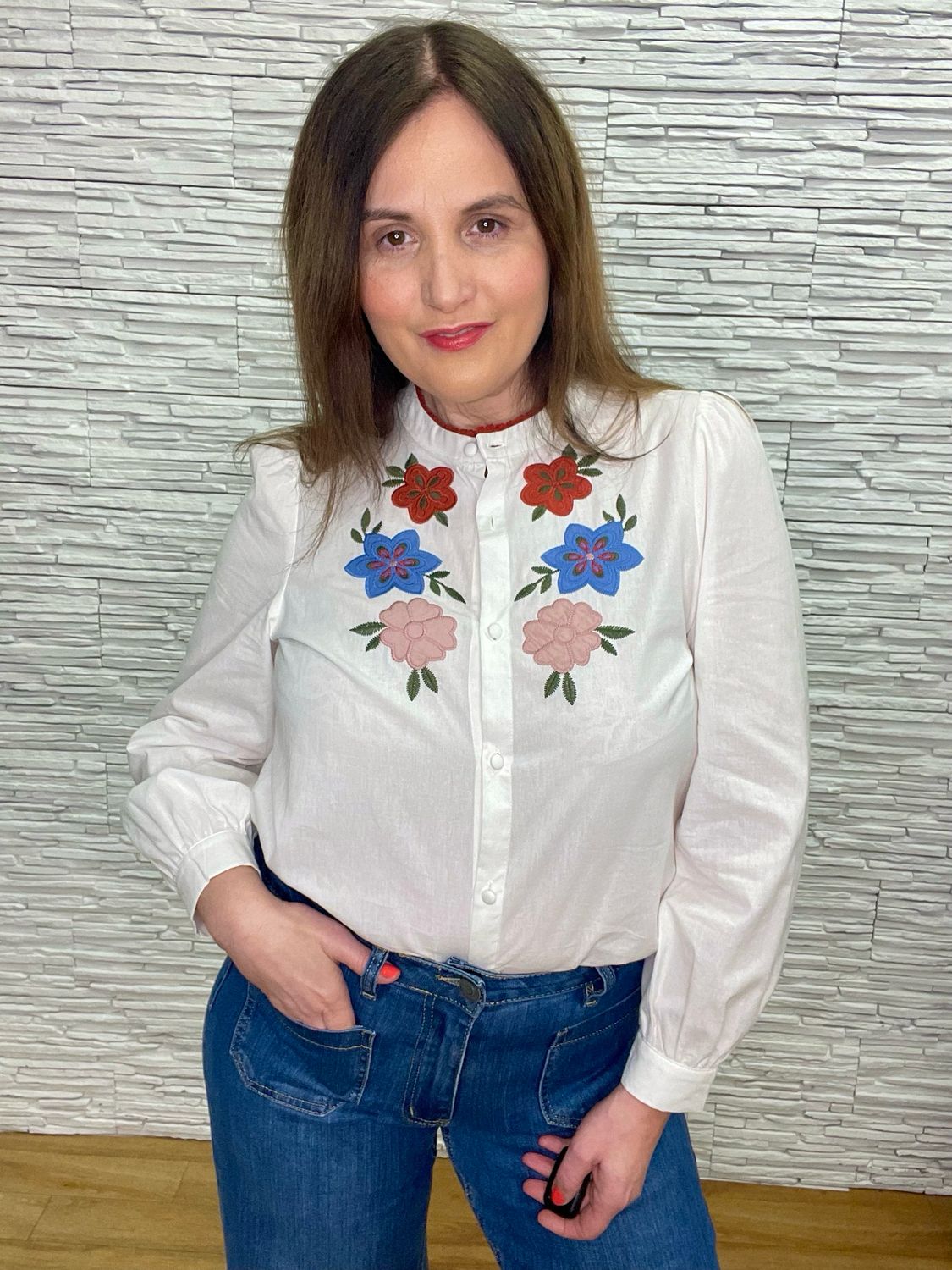 The Stevie Embroidered Blouse