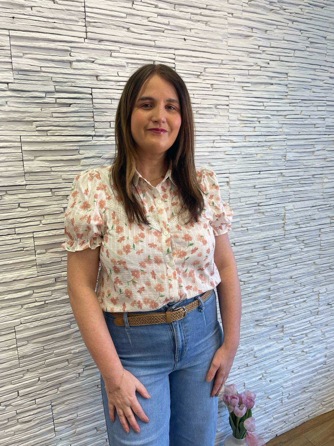 The Aisling Ditsy Print Blouse
