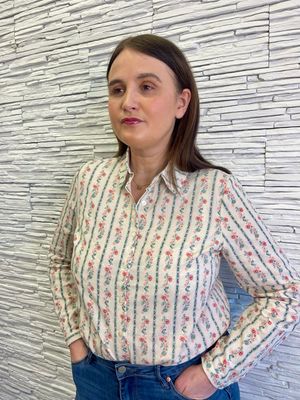 The Laura Floral Vintage Inspired Shirt