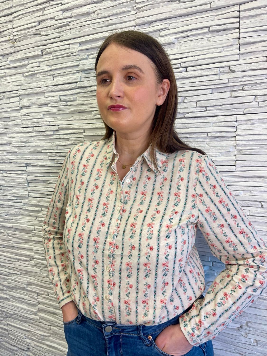 The Laura Floral Vintage Inspired Shirt