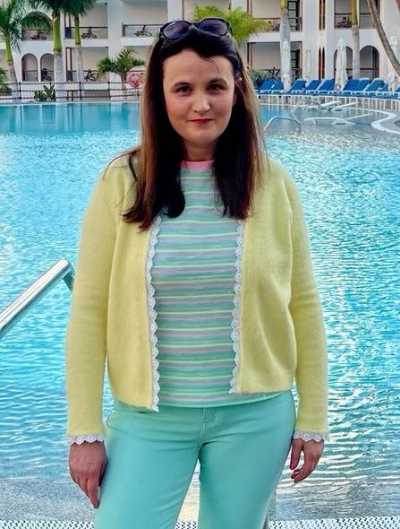 The Nina Super Soft Cardigan In Lemon Sherbet