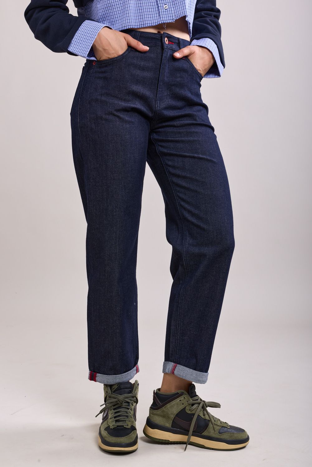 Toxik Mom/Boyfriend Jean in Dark Indigo