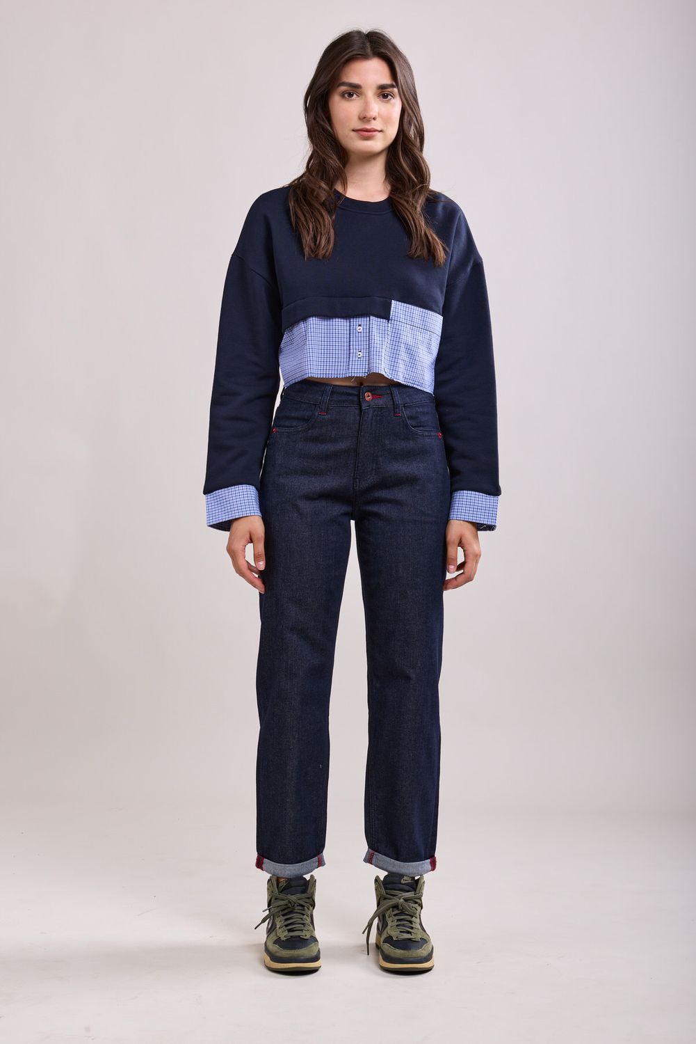 Toxik Mom/Boyfriend Jean in Dark Indigo