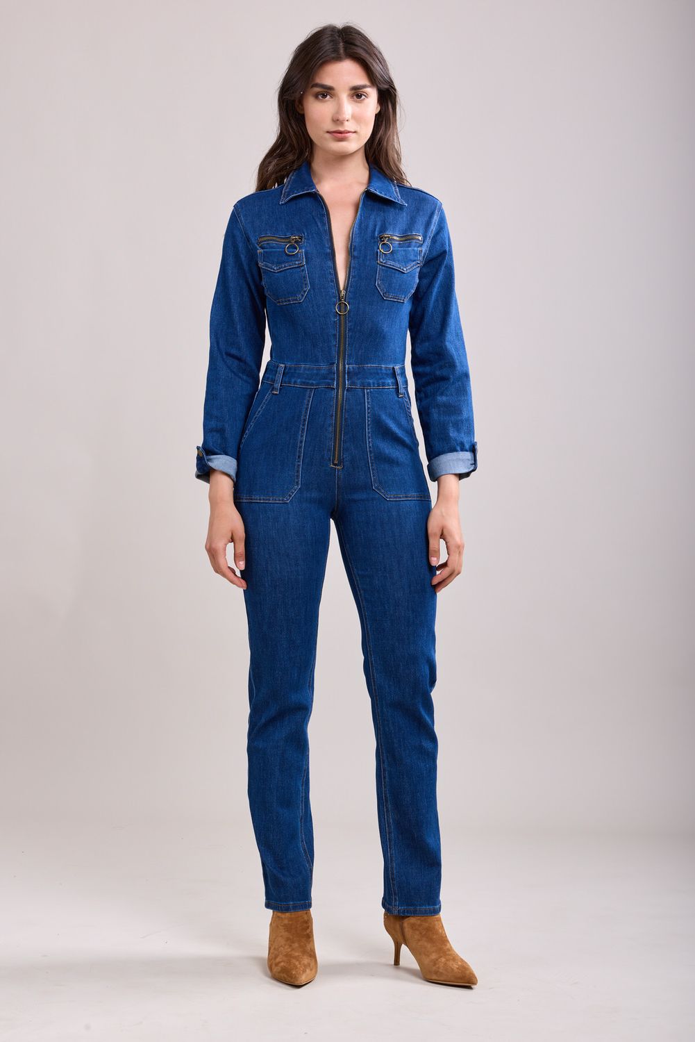 Toxik Indigo Denim Boiler Suit