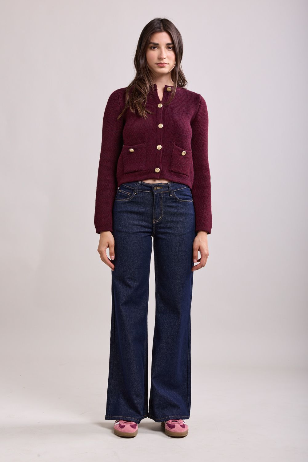 Toxik Dark Indigo Wide Leg With Pocket Detailing