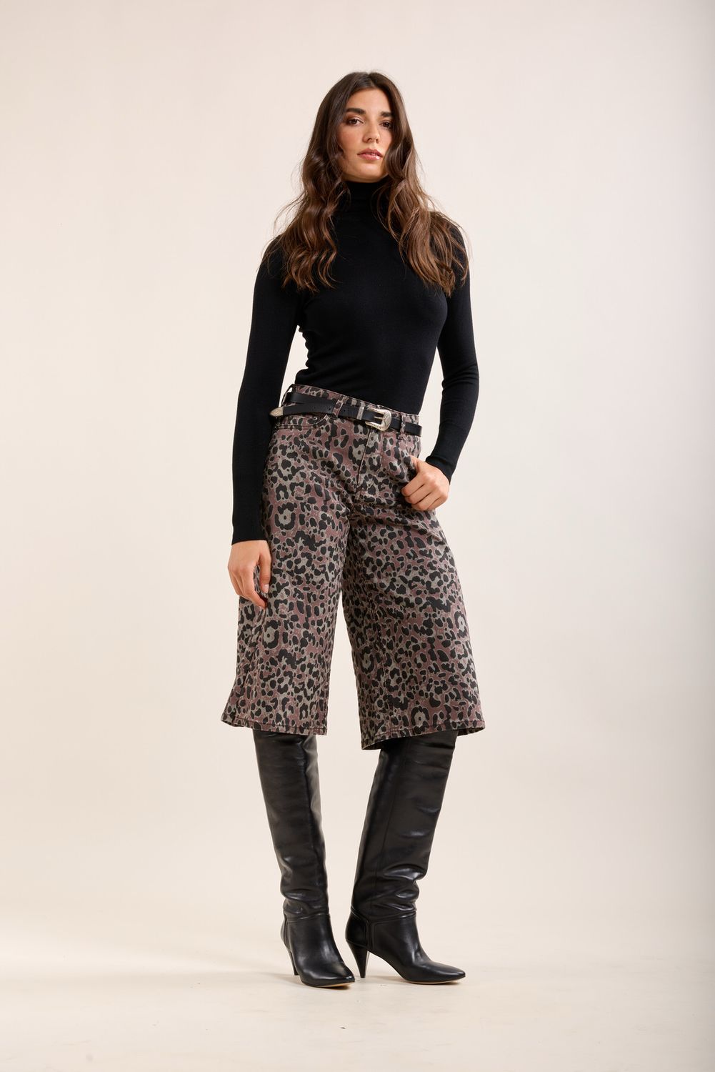 Toxik Leopard Print Bermuda