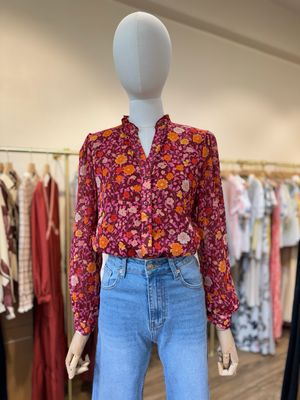 The Anetha Shirt In Berry
