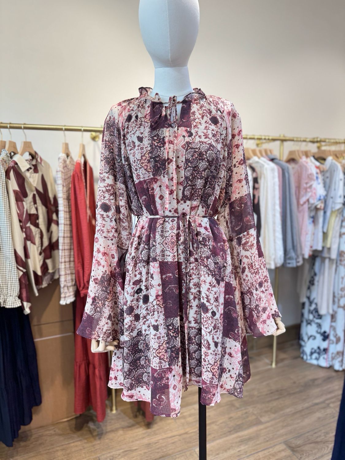 The Sienna Paisley Boho Dress