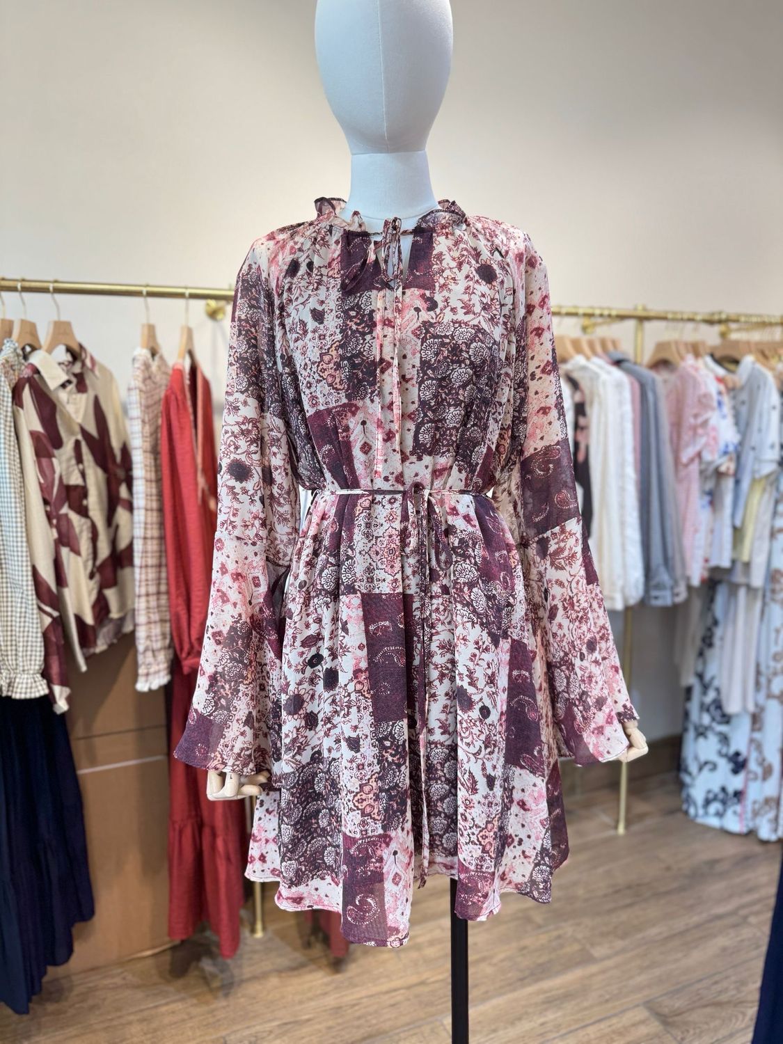 The Sienna Paisley Boho Dress