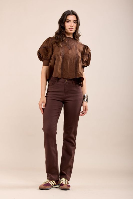 Toxik Straight Leg Jean In Brown