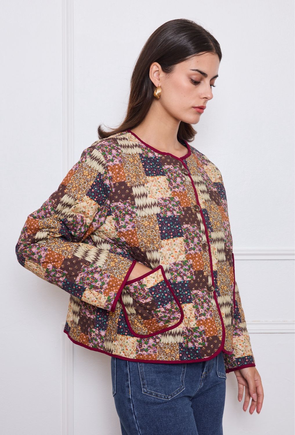 The Millie Quilted Patchwork Jacket