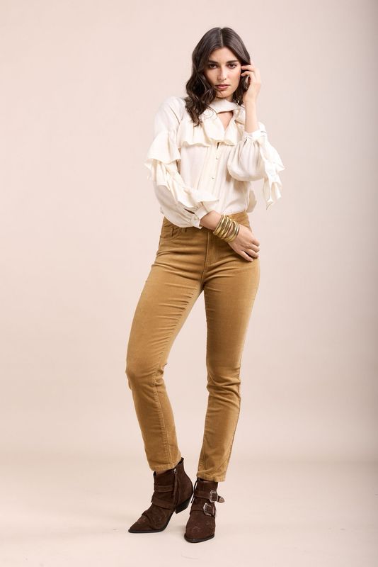 Toxik Push Up Cord In Toffee