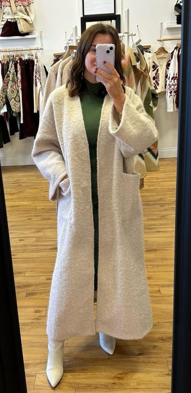 The Mariah Oversized Coat In Cream