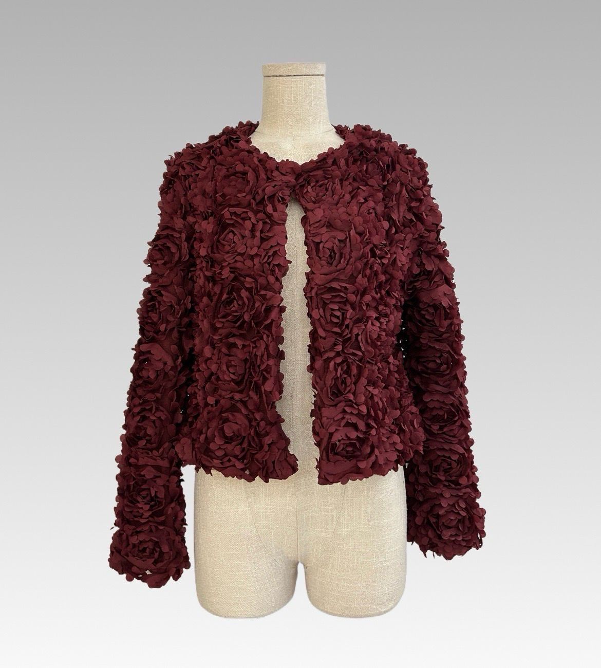 The Rose Jacket In Burgundy