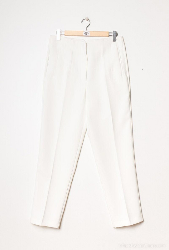 The Alexa Trouser in White