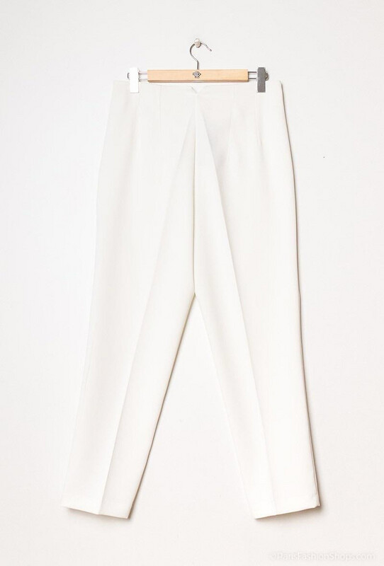 The Alexa Trouser in White
