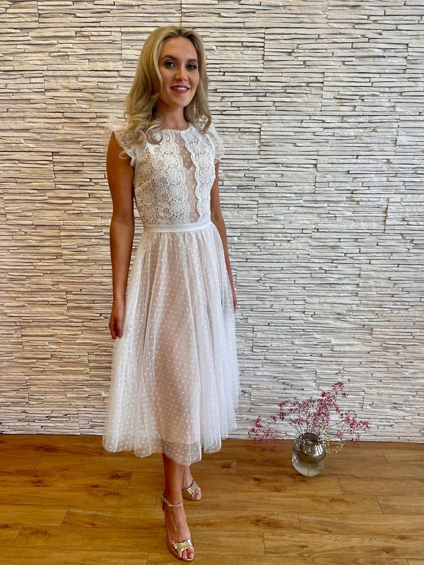 Casey Dress in White