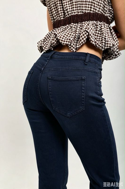 Toxik Boyfriend Jeans In Navy Blue