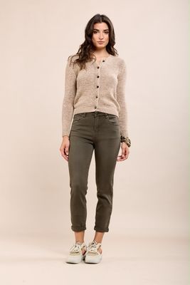 Toxik Boyfriend Jeans In Khaki