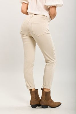 Toxik Boyfriend Jeans In Beige