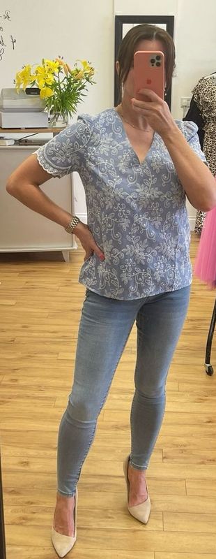 The Abigail Embroidery Top