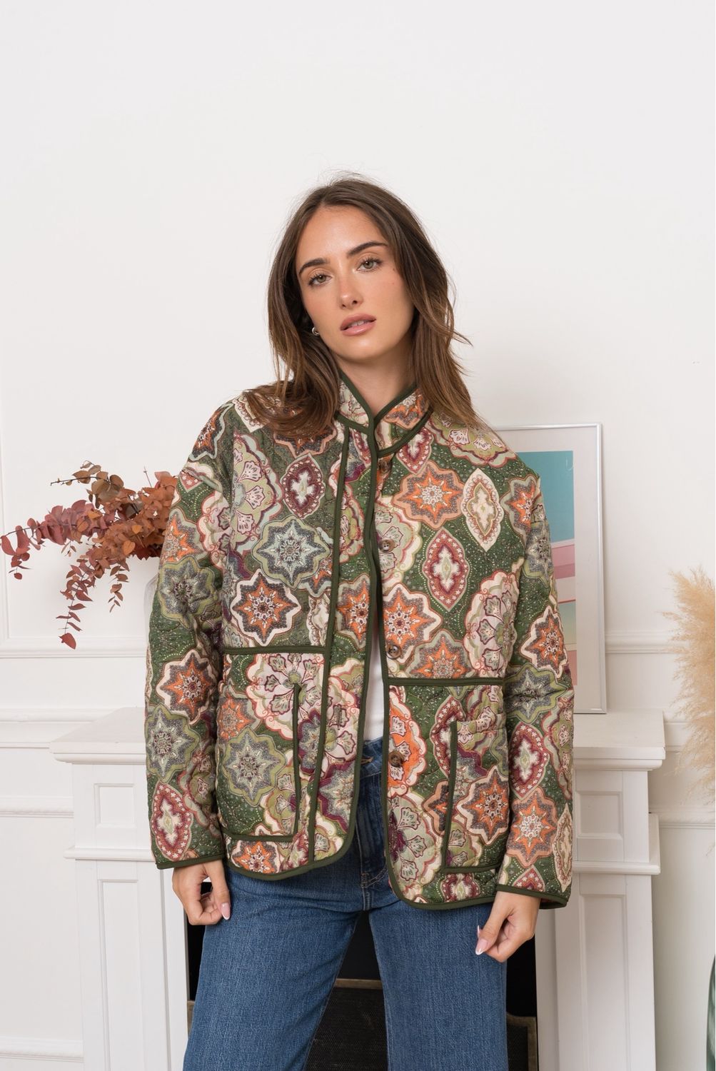 The Kendal Paisley Printed Jacket