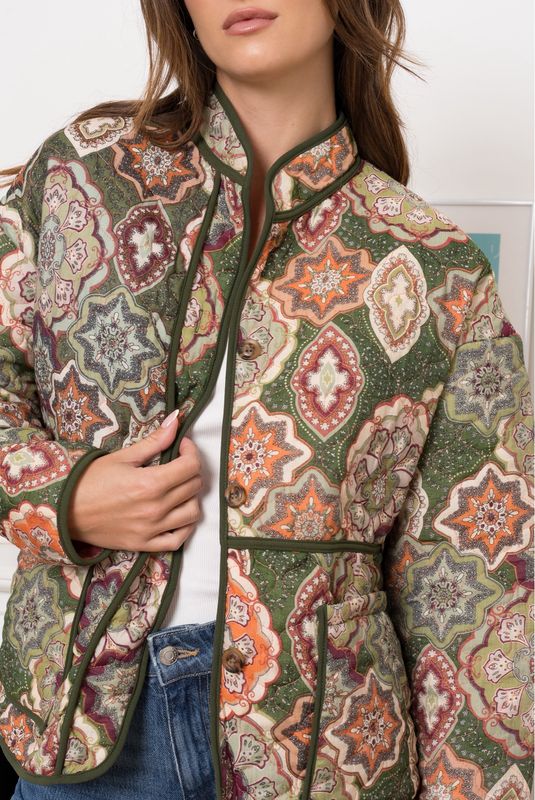 The Kendal Paisley Printed Jacket