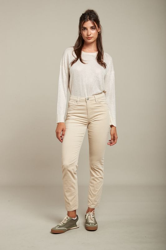 Toxik Push Up Cord In Beige