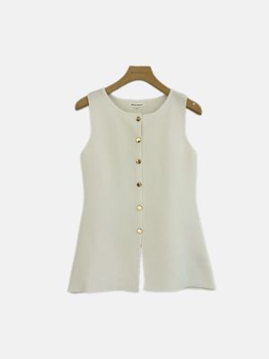 The Ada Waistcoat In Off White
