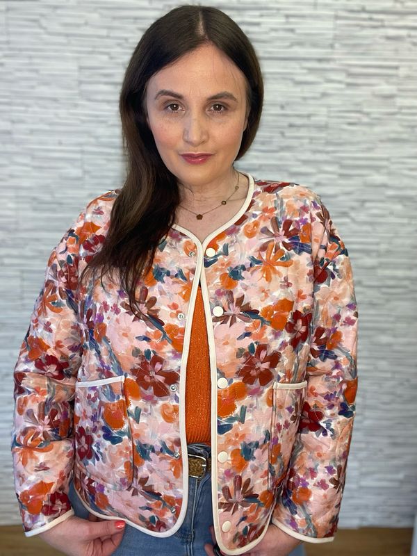 The Anna Oriental Inspired Quilted Jacket