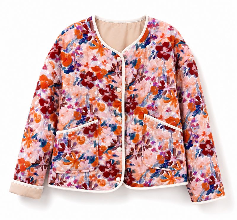 The Amber Oriental Quilted Jacket