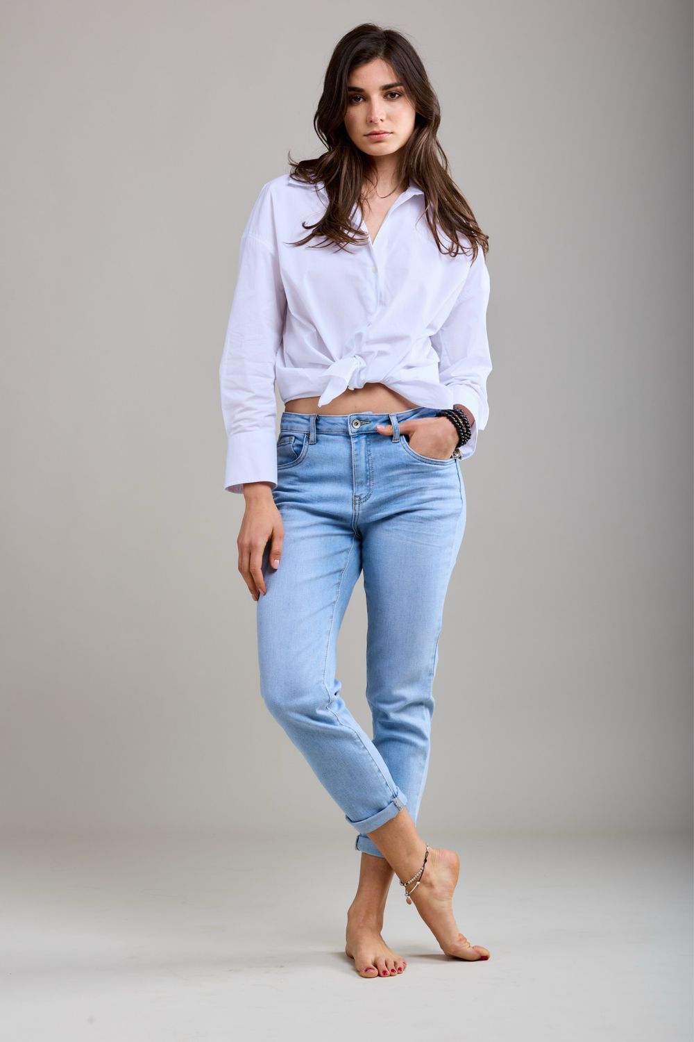 Toxik Boyfriend Jeans In Summer Light Wash