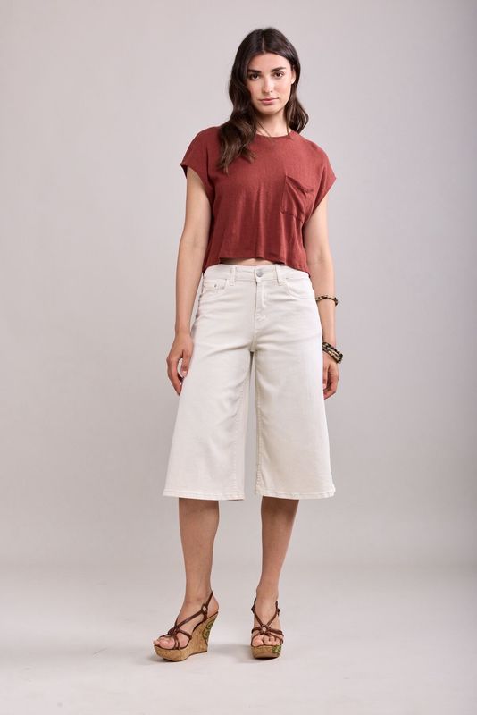 Toxik Bermuda Short in Cream