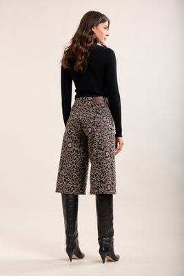 Toxik Leopard Print Bermuda