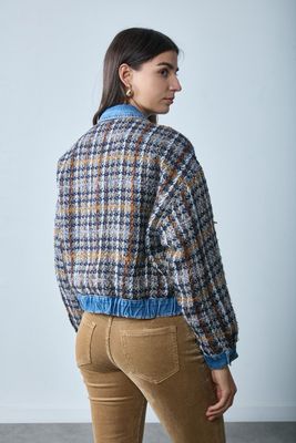Toxik Tweed and Denim Jacket