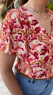 The Florrie Floral Print Top
