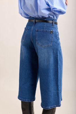 Toxik Denim Bermuda With Belt
