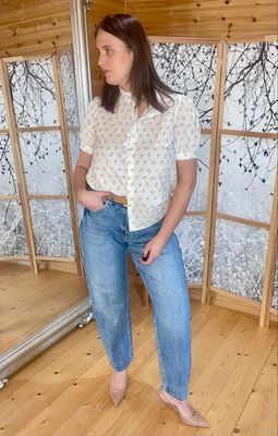The Abigail Ditsy Print Blouse