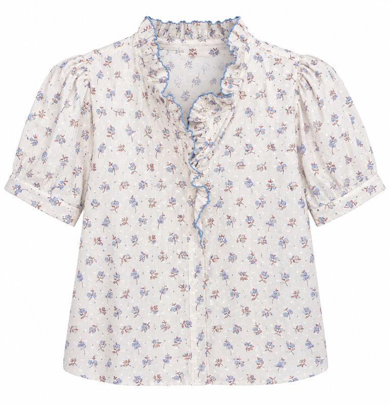 The Abigail Ditsy Print Blouse