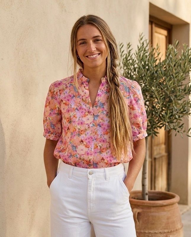 The Aston Ditsy Floral Blouse