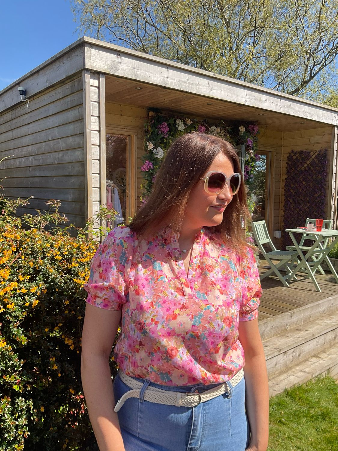 The Aston Ditsy Floral Blouse