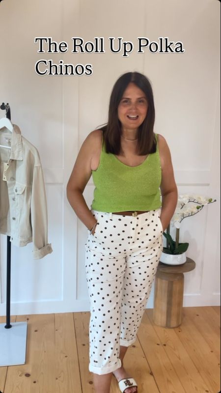 The Lucy Fine Knit Lurex Cami In Green